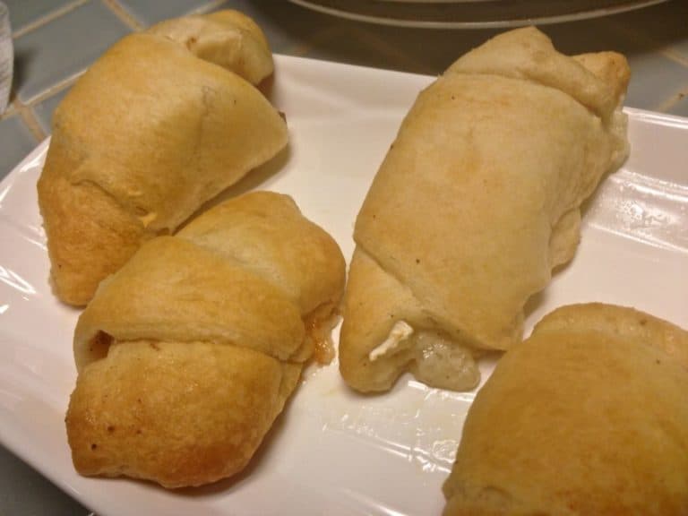 Brie and Pear Crescent Rolls