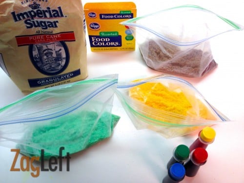 How To Make Your Own Colored Sugar from Zagleft