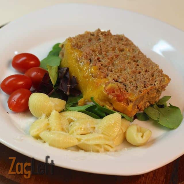 College Student Meals - Bacon Cheeseburger Meatloaf from ZagLeft