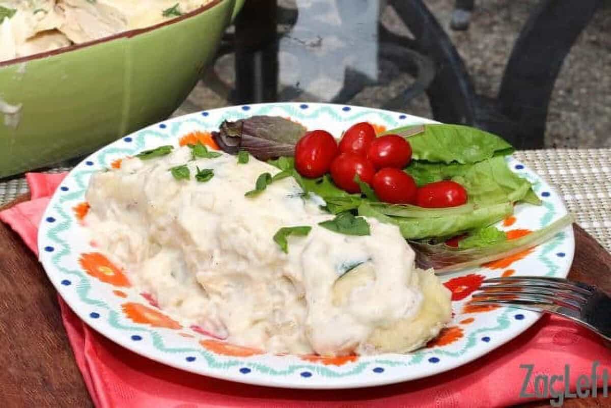 Chicken and Spinach Enchiladas - ZagLeft
