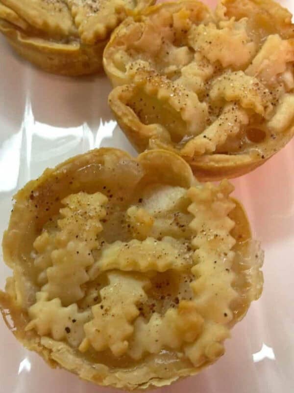 These lightly sweet mini pear pies are a lovely size when you simply want a bite or two of something sweet.